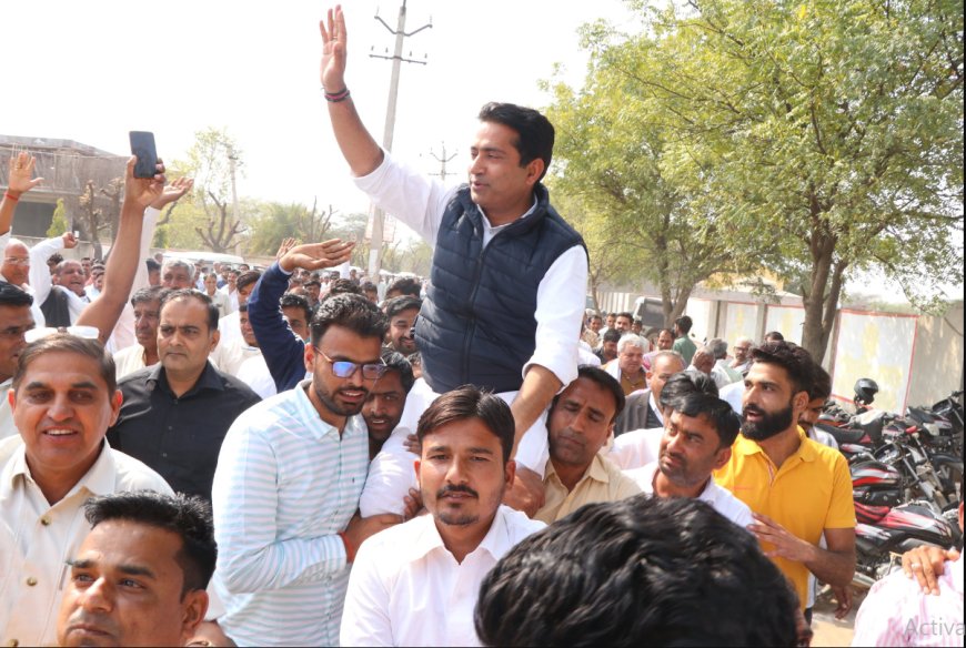 Rajasthan Politics: भाजपा के बागी सांसद राहुल कस्वां का शक्ति प्रदर्शन, क्या हाथ का थामेंगे साथ