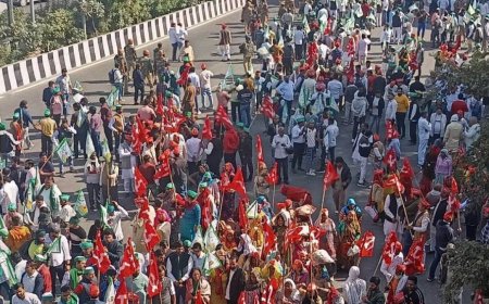 Kisan Andolan: किसानों और पुलिस के बीच हुई टकराव, रविवार को दिल्ली करेंगे कूच