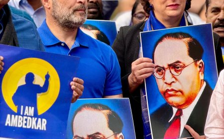 अमित शाह के बयान पर कांग्रेस सांसदों ने किया जमकर हंगामा, कहा- देश से माफी मांगे अमित शाह