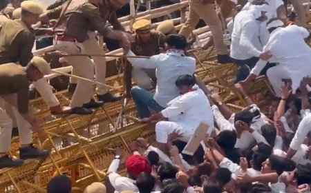 राजस्थान के युवाओं के लिए यूथ कांग्रेस ने उठाई आवाज तो हुआ लाठीचार्ज