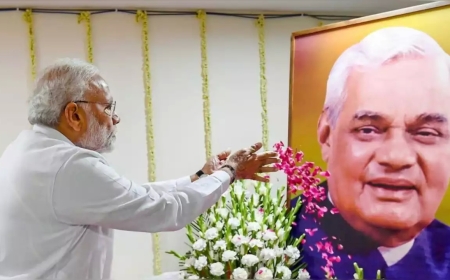 अटल बिहारी वाजपेयी की 100वीं जयंती पर पीएम मोदी ने दी भावपूर्ण श्रद्धांजलि