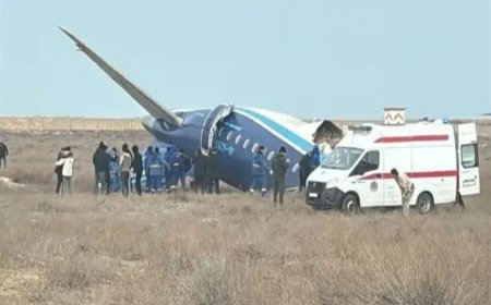 अजरबैजान से रूस जाने वाली फ्लाइट क्रैश, 42 यात्रियों की मौत