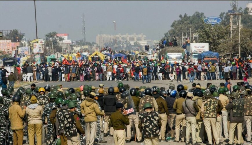 एक बार फिर सड़कों पर उतरें किसान, रैपिड एक्शन फोर्स हुई तैनात