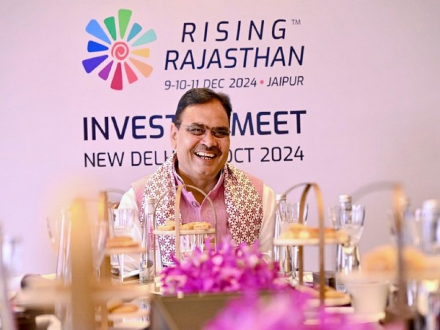 Rising Rajasthan Global Summit का हुआ आगाज, सीएम भजनलाल ने किया पीएम का स्वागत