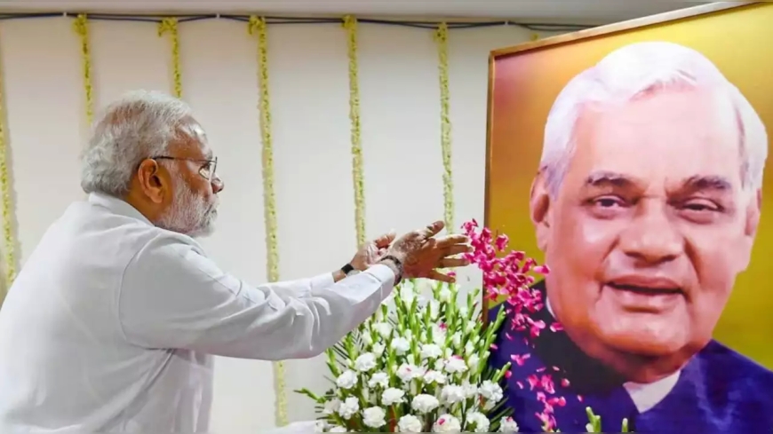 अटल बिहारी वाजपेयी की 100वीं जयंती पर पीएम मोदी ने दी भावपूर्ण श्रद्धांजलि