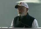 प्रधानमंत्री नरेंद्र मोदी ने देश को तीन मेड इन इंडिया युद्धपोत किए समर्पित