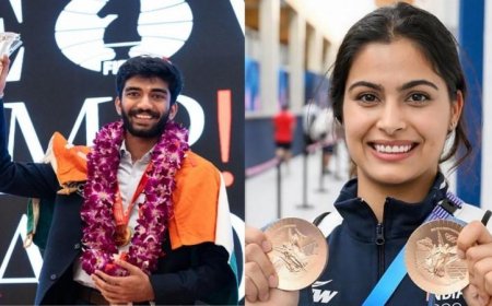 भारत सरकार ने किया राष्ट्रीय खेल पुरस्कारों का ऐलान, मनु भाकर को मिलेगा खेल रत्न