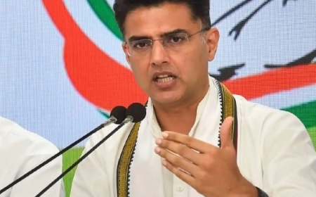 कांग्रेस नेता सचिन पायलट ने भजनलाल सरकार को बताया विफल 