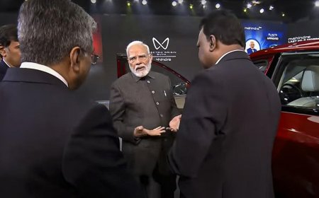 भारत मोबिलिटी एक्स्पो 2025 का पीएम मोदी ने किया उद्घाटन