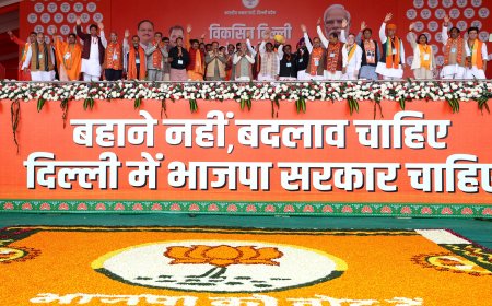 प्रधानमंत्री नरेंद्र मोदी का आरोप, 25 वर्षों में कांग्रेस और आप ने दिल्ली को किया बर्बाद