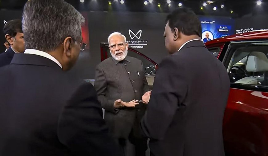 भारत मोबिलिटी एक्स्पो 2025 का पीएम मोदी ने किया उद्घाटन