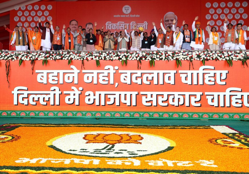 प्रधानमंत्री नरेंद्र मोदी का आरोप, 25 वर्षों में कांग्रेस और आप ने दिल्ली को किया बर्बाद