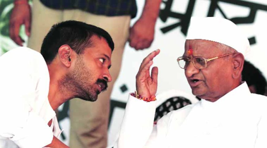 दिल्ली विधानसभा चुनाव के नतीजों के बीच अन्ना हजारे का बयान आया सामने