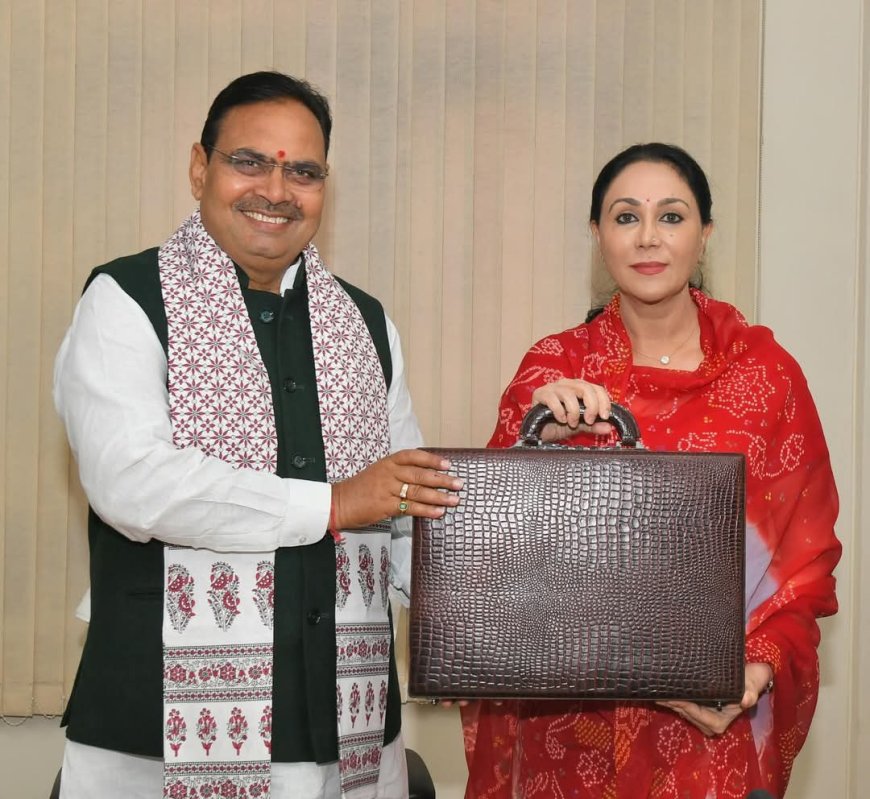 वित्त मंत्री दिया कुमारी ने पेश किया राजस्थान का बजट, युवाओं को दिया तोहफा